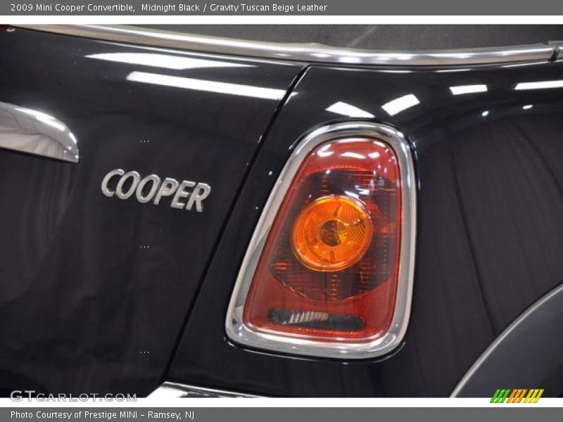 Midnight Black / Gravity Tuscan Beige Leather 2009 Mini Cooper Convertible