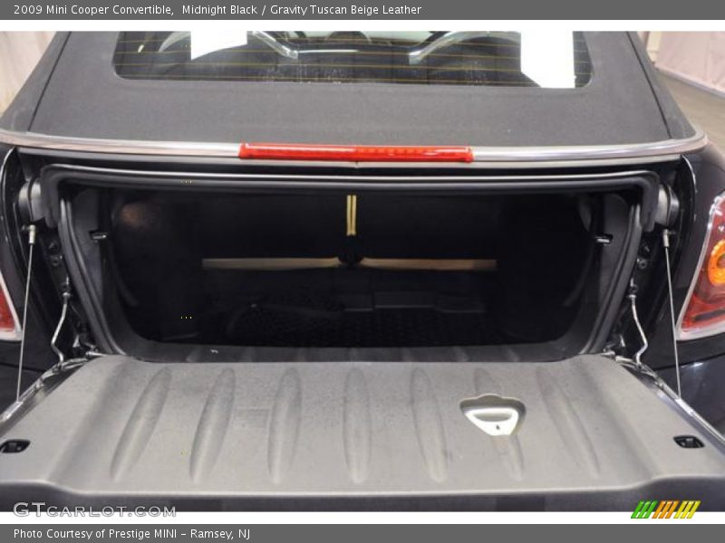 Midnight Black / Gravity Tuscan Beige Leather 2009 Mini Cooper Convertible