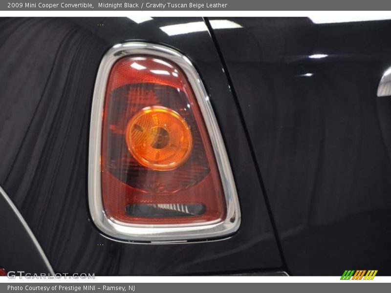 Midnight Black / Gravity Tuscan Beige Leather 2009 Mini Cooper Convertible