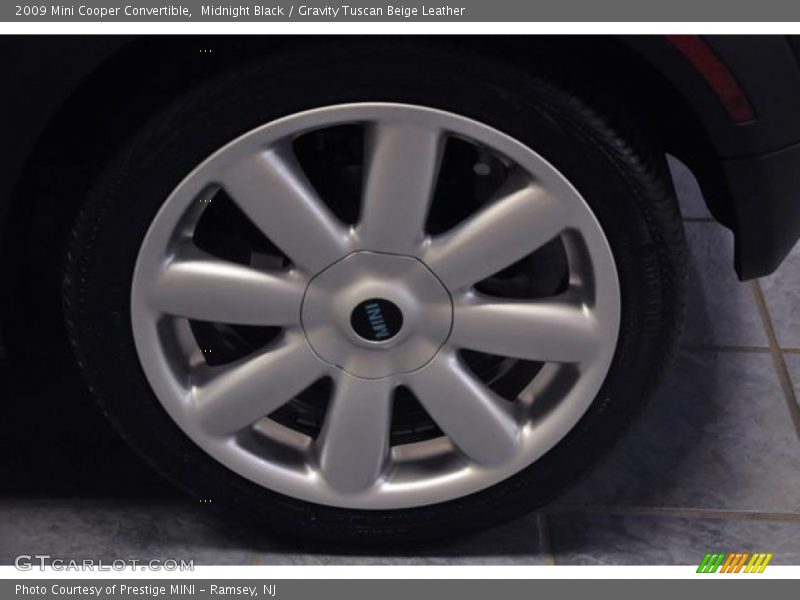 Midnight Black / Gravity Tuscan Beige Leather 2009 Mini Cooper Convertible