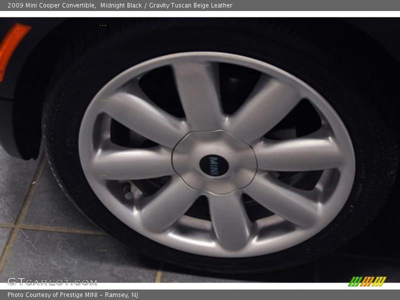 Midnight Black / Gravity Tuscan Beige Leather 2009 Mini Cooper Convertible