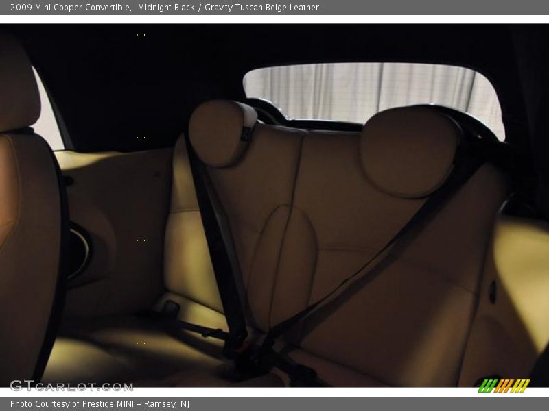 Midnight Black / Gravity Tuscan Beige Leather 2009 Mini Cooper Convertible