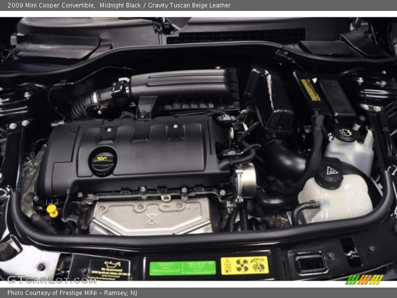 Midnight Black / Gravity Tuscan Beige Leather 2009 Mini Cooper Convertible