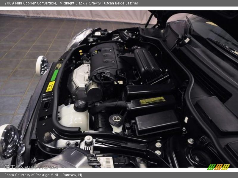 Midnight Black / Gravity Tuscan Beige Leather 2009 Mini Cooper Convertible