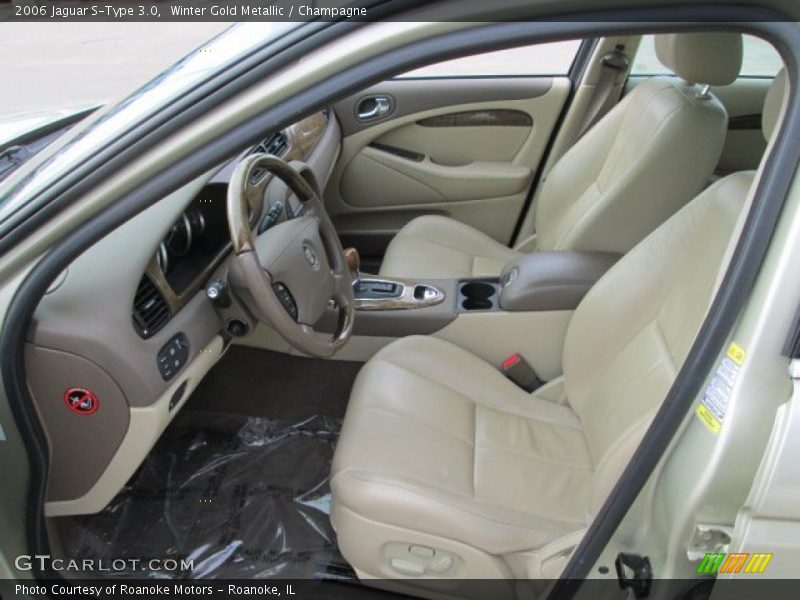 Winter Gold Metallic / Champagne 2006 Jaguar S-Type 3.0