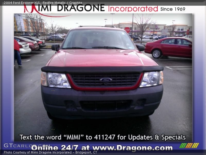 Redfire Metallic / Graphite 2004 Ford Explorer XLS
