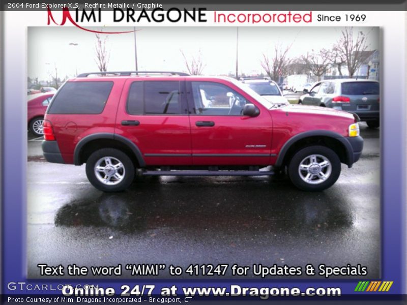 Redfire Metallic / Graphite 2004 Ford Explorer XLS