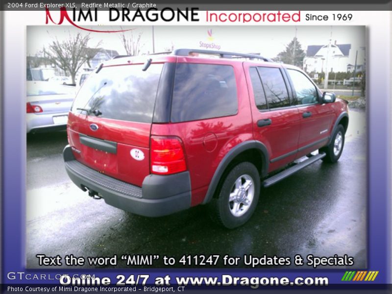Redfire Metallic / Graphite 2004 Ford Explorer XLS