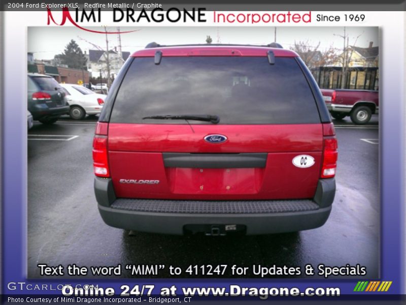 Redfire Metallic / Graphite 2004 Ford Explorer XLS