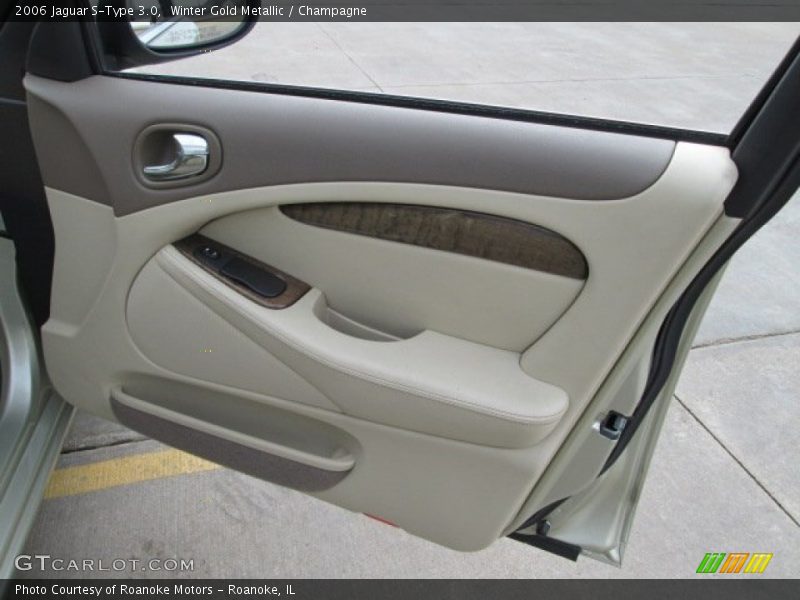 Winter Gold Metallic / Champagne 2006 Jaguar S-Type 3.0