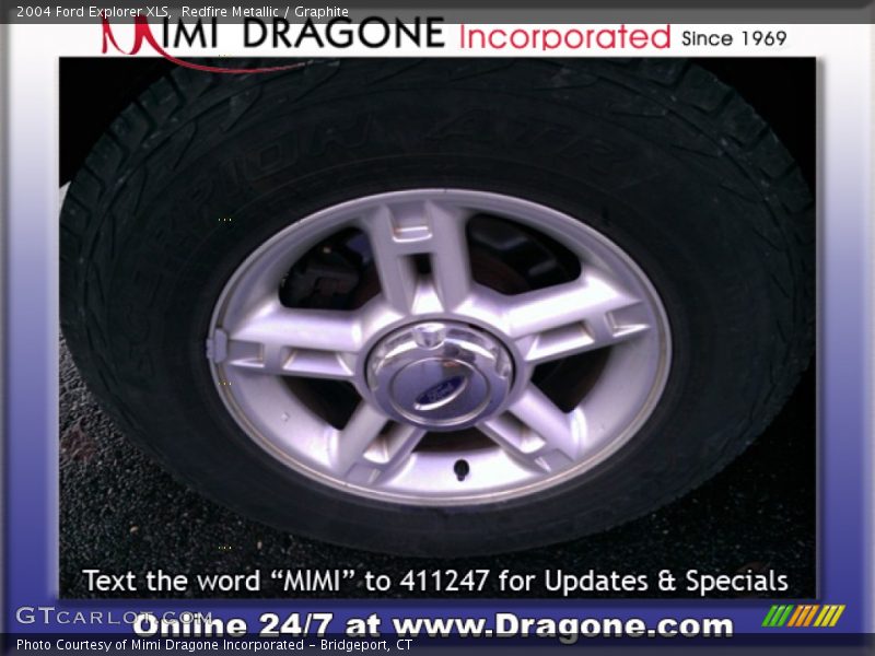 Redfire Metallic / Graphite 2004 Ford Explorer XLS