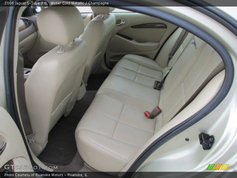 Winter Gold Metallic / Champagne 2006 Jaguar S-Type 3.0