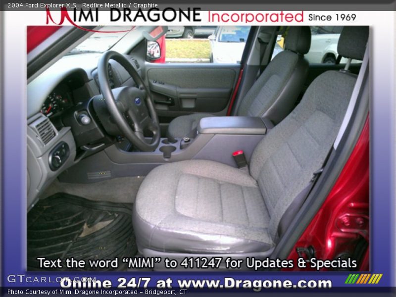Redfire Metallic / Graphite 2004 Ford Explorer XLS