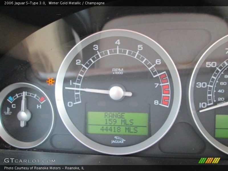Winter Gold Metallic / Champagne 2006 Jaguar S-Type 3.0