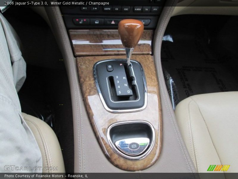 Winter Gold Metallic / Champagne 2006 Jaguar S-Type 3.0