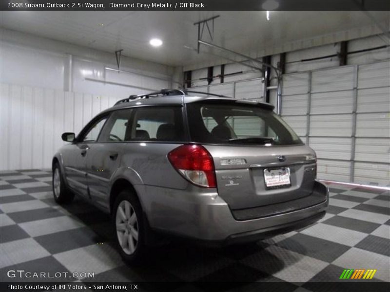 Diamond Gray Metallic / Off Black 2008 Subaru Outback 2.5i Wagon