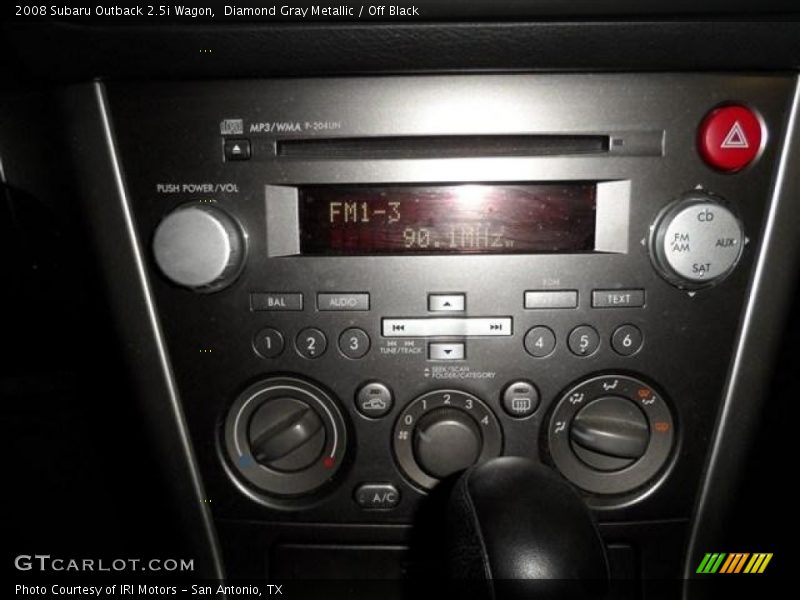 Diamond Gray Metallic / Off Black 2008 Subaru Outback 2.5i Wagon