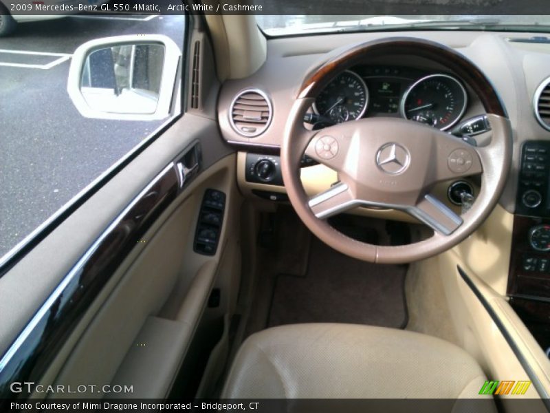 Arctic White / Cashmere 2009 Mercedes-Benz GL 550 4Matic