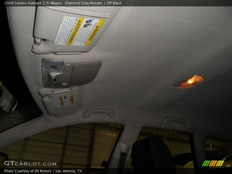 Diamond Gray Metallic / Off Black 2008 Subaru Outback 2.5i Wagon