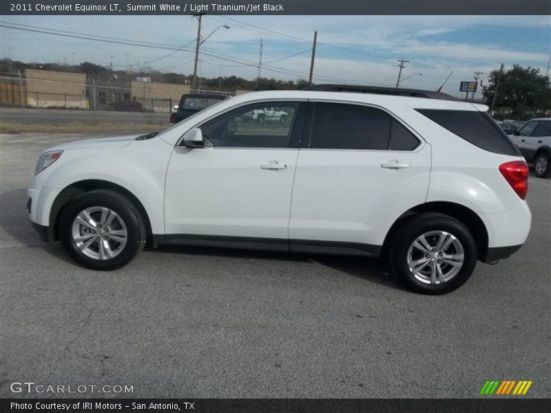 Summit White / Light Titanium/Jet Black 2011 Chevrolet Equinox LT
