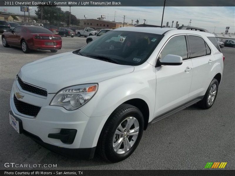 Summit White / Light Titanium/Jet Black 2011 Chevrolet Equinox LT