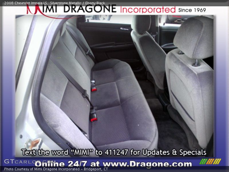 Silverstone Metallic / Ebony Black 2008 Chevrolet Impala LS