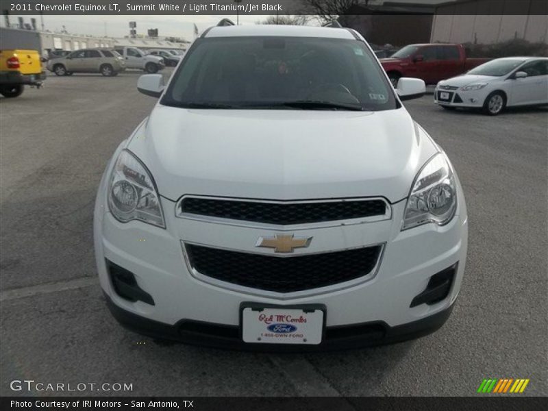 Summit White / Light Titanium/Jet Black 2011 Chevrolet Equinox LT