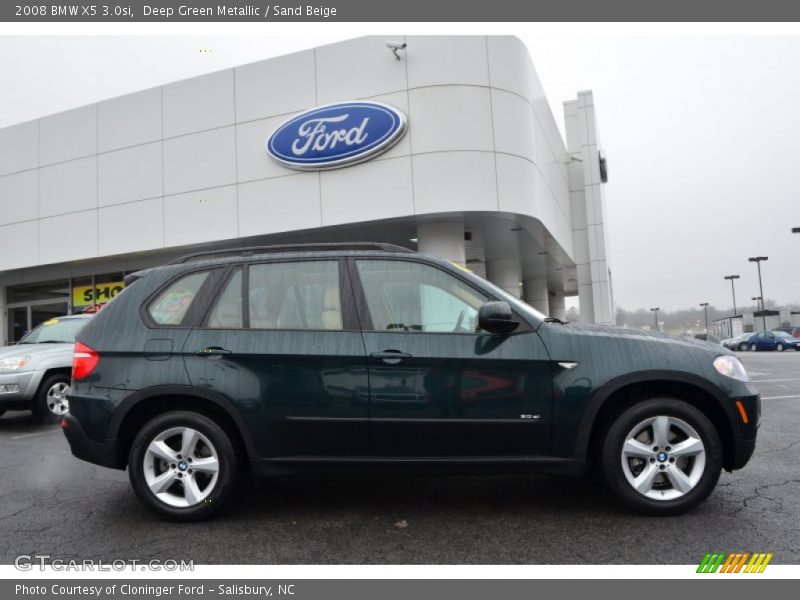 Deep Green Metallic / Sand Beige 2008 BMW X5 3.0si
