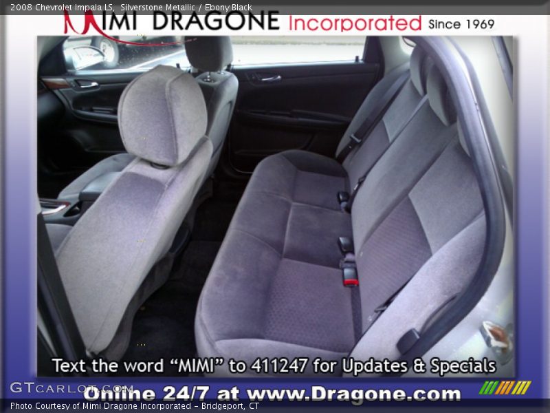 Silverstone Metallic / Ebony Black 2008 Chevrolet Impala LS