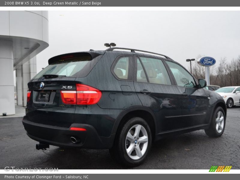 Deep Green Metallic / Sand Beige 2008 BMW X5 3.0si