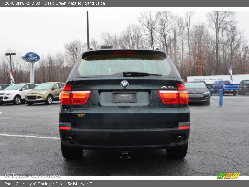Deep Green Metallic / Sand Beige 2008 BMW X5 3.0si