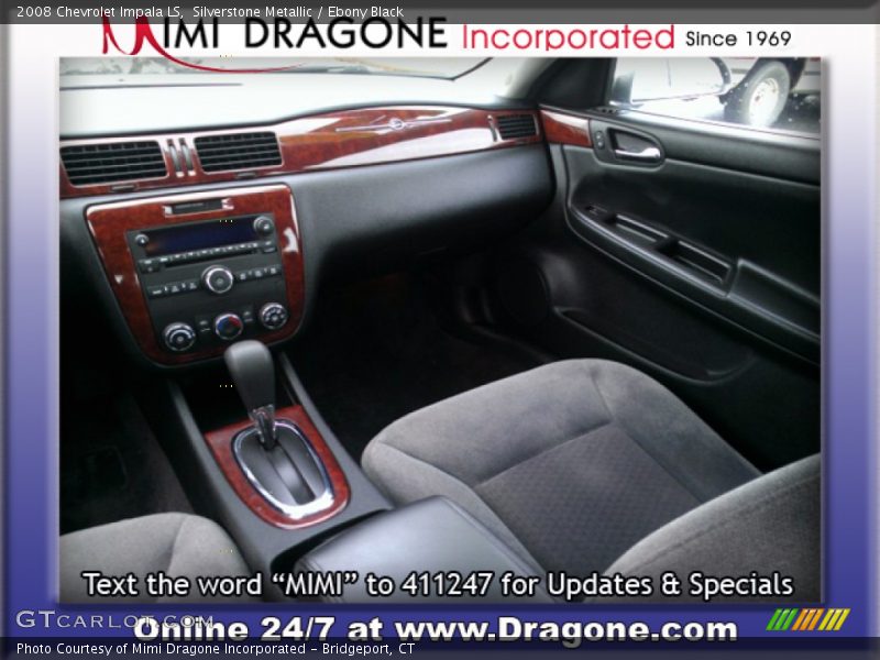 Silverstone Metallic / Ebony Black 2008 Chevrolet Impala LS