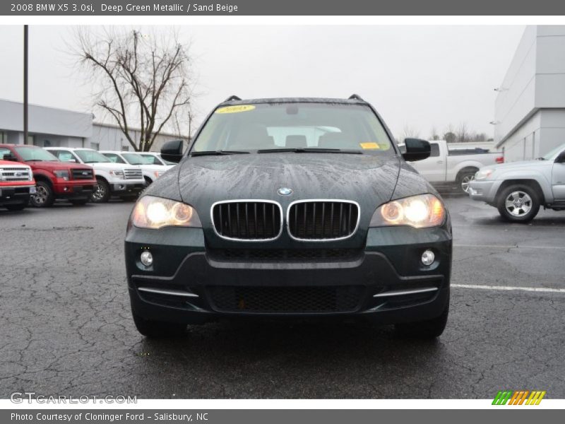 Deep Green Metallic / Sand Beige 2008 BMW X5 3.0si