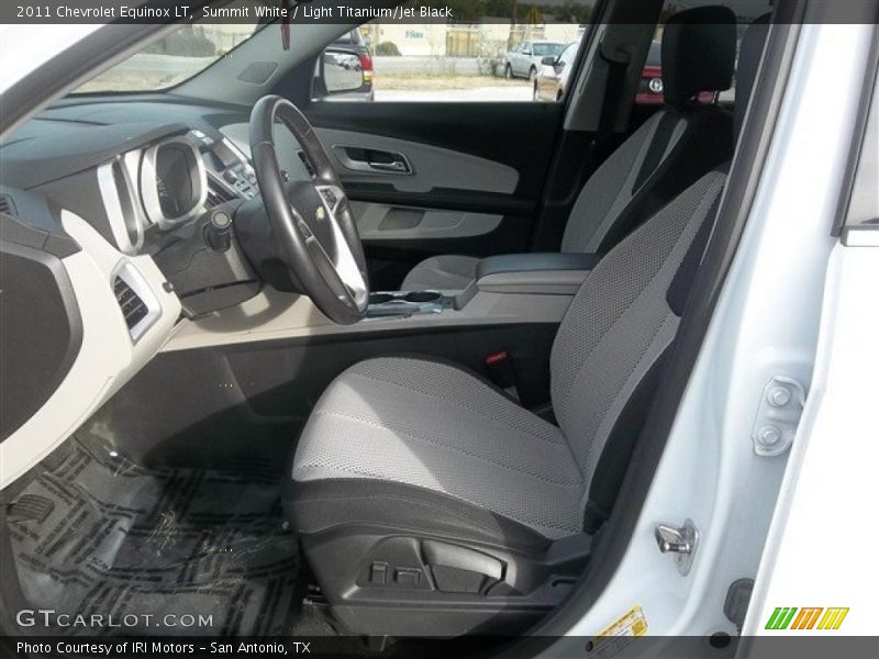 Summit White / Light Titanium/Jet Black 2011 Chevrolet Equinox LT