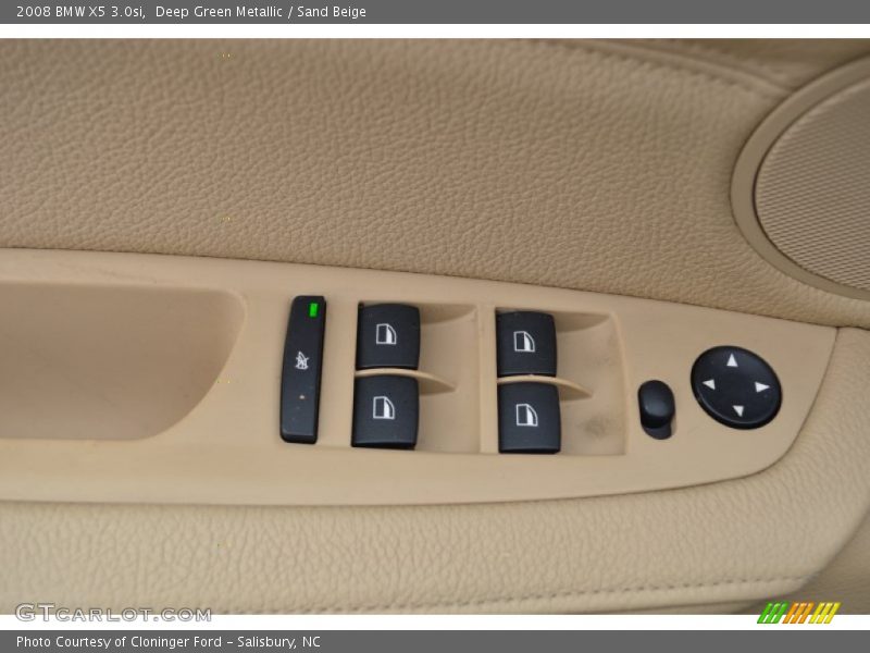 Deep Green Metallic / Sand Beige 2008 BMW X5 3.0si