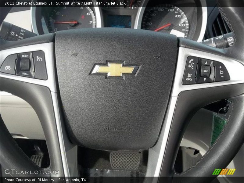 Summit White / Light Titanium/Jet Black 2011 Chevrolet Equinox LT