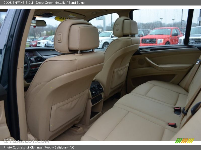 Deep Green Metallic / Sand Beige 2008 BMW X5 3.0si