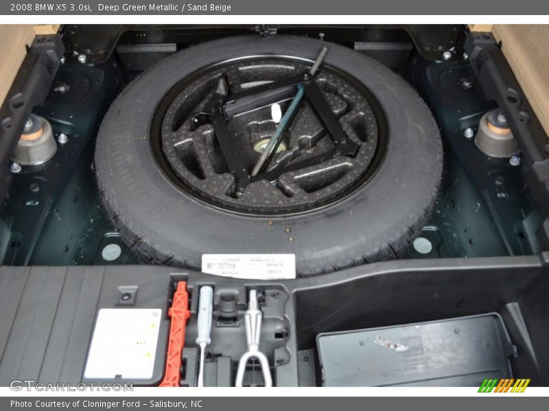 Deep Green Metallic / Sand Beige 2008 BMW X5 3.0si