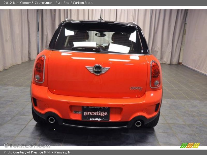 Pure Red / Carbon Black 2012 Mini Cooper S Countryman