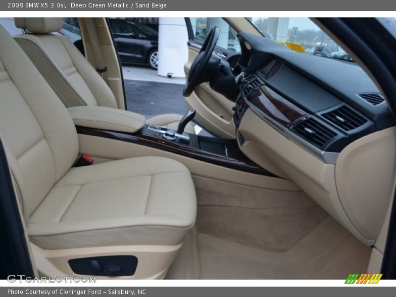 Deep Green Metallic / Sand Beige 2008 BMW X5 3.0si