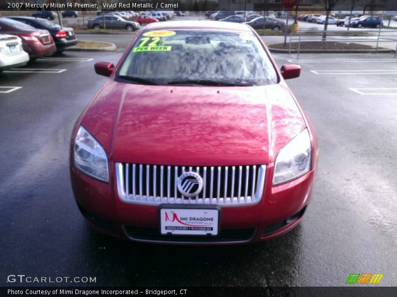 Vivid Red Metallic / Camel 2007 Mercury Milan I4 Premier