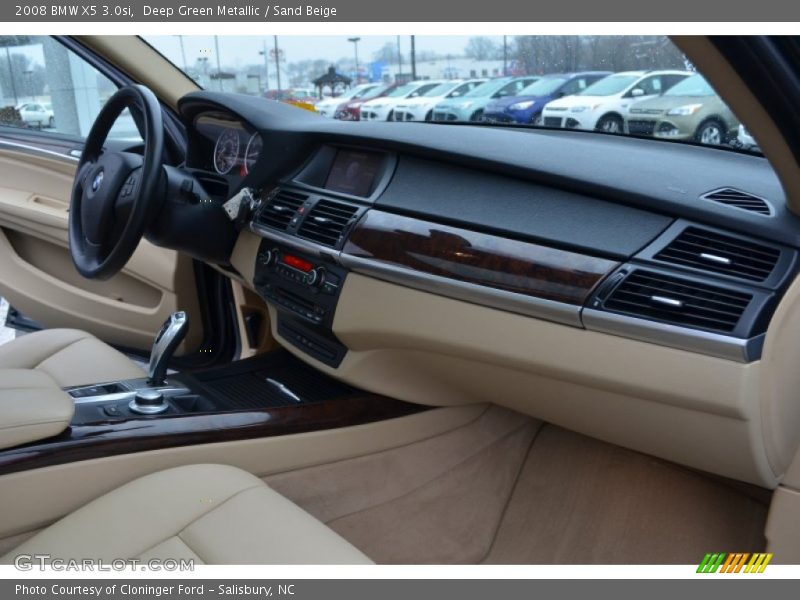 Deep Green Metallic / Sand Beige 2008 BMW X5 3.0si