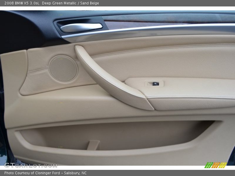 Deep Green Metallic / Sand Beige 2008 BMW X5 3.0si