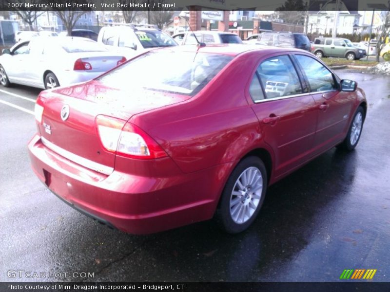 Vivid Red Metallic / Camel 2007 Mercury Milan I4 Premier