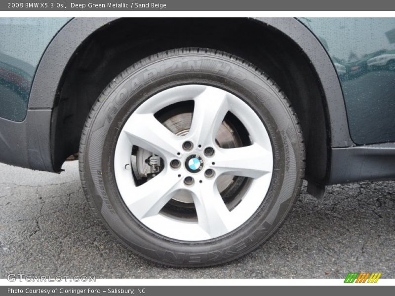 Deep Green Metallic / Sand Beige 2008 BMW X5 3.0si