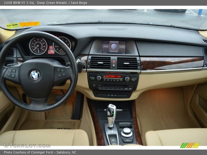 Deep Green Metallic / Sand Beige 2008 BMW X5 3.0si