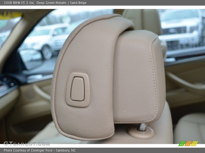 Deep Green Metallic / Sand Beige 2008 BMW X5 3.0si