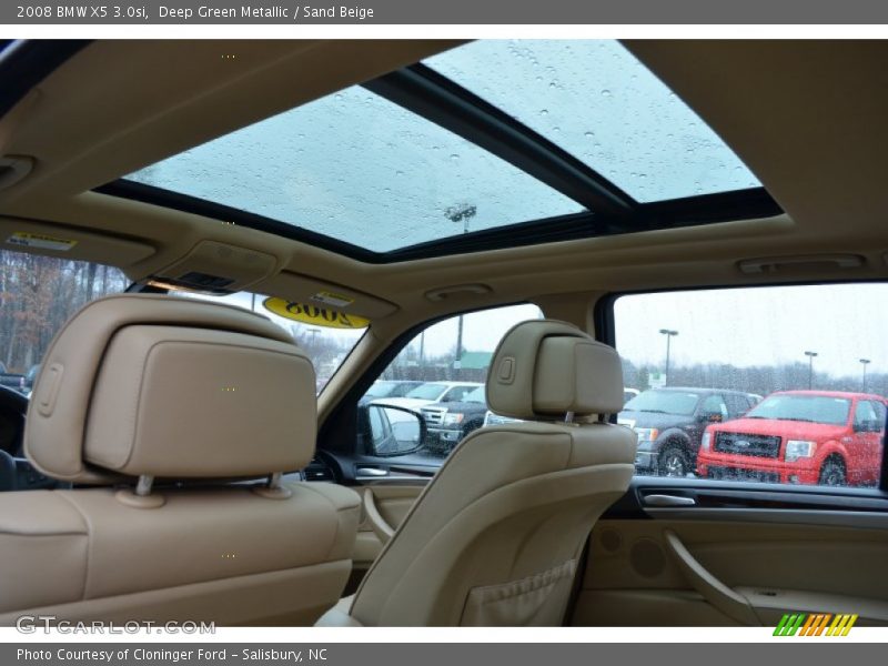 Deep Green Metallic / Sand Beige 2008 BMW X5 3.0si