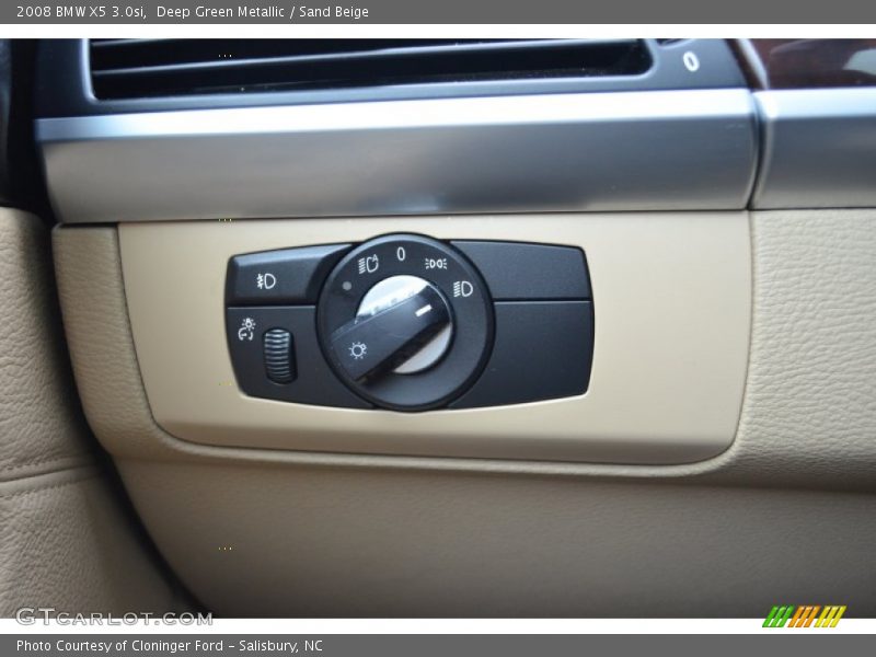 Deep Green Metallic / Sand Beige 2008 BMW X5 3.0si