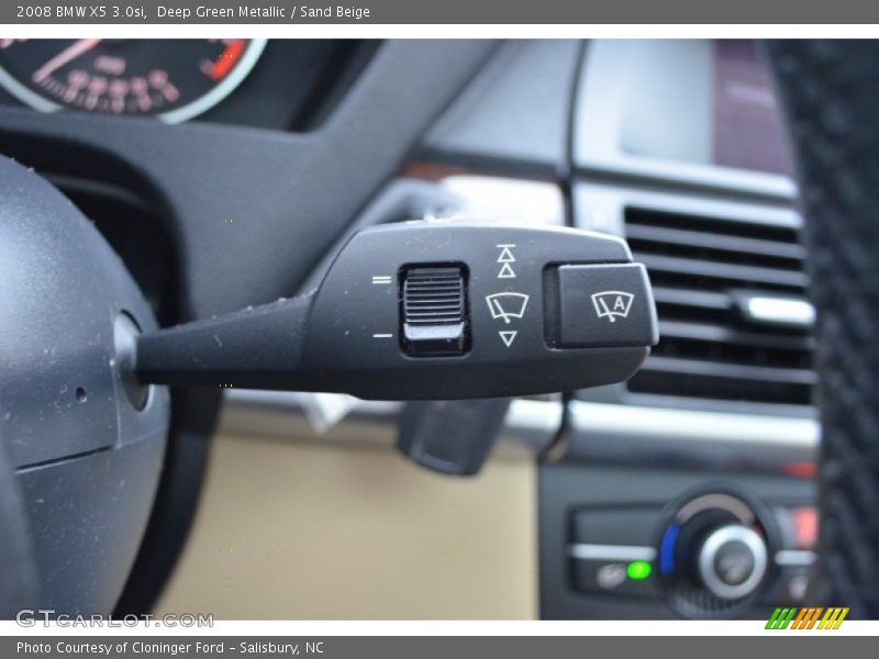 Deep Green Metallic / Sand Beige 2008 BMW X5 3.0si